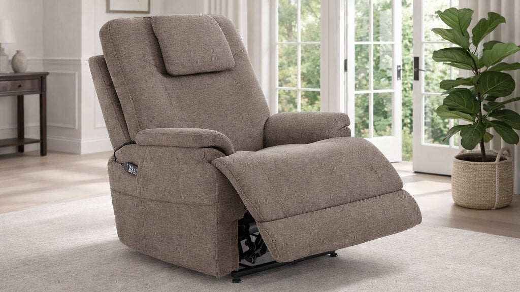 Cozyfocus MacZcliner Umber Grey P5 Lift Chair | Heat & Massage