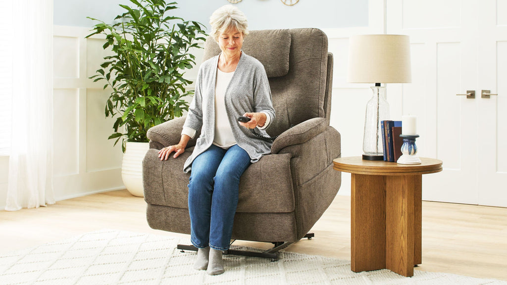 Cozyfocus MacZcliner Umber Grey P5 Lift Chair | Heat & Massage