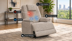 Cozyfocus MacZcliner Light Tan P5 Lift Chair | Heat & Massage
